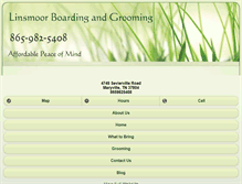 Tablet Screenshot of linsmoor.com